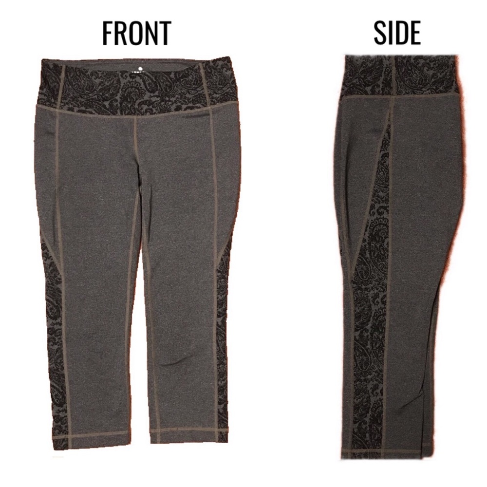 Athleta Women’s Workout Grey Capri Leggings